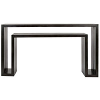 Caine Pale Black Mahogany Console