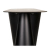 Salt and Pepper Console Black Steel