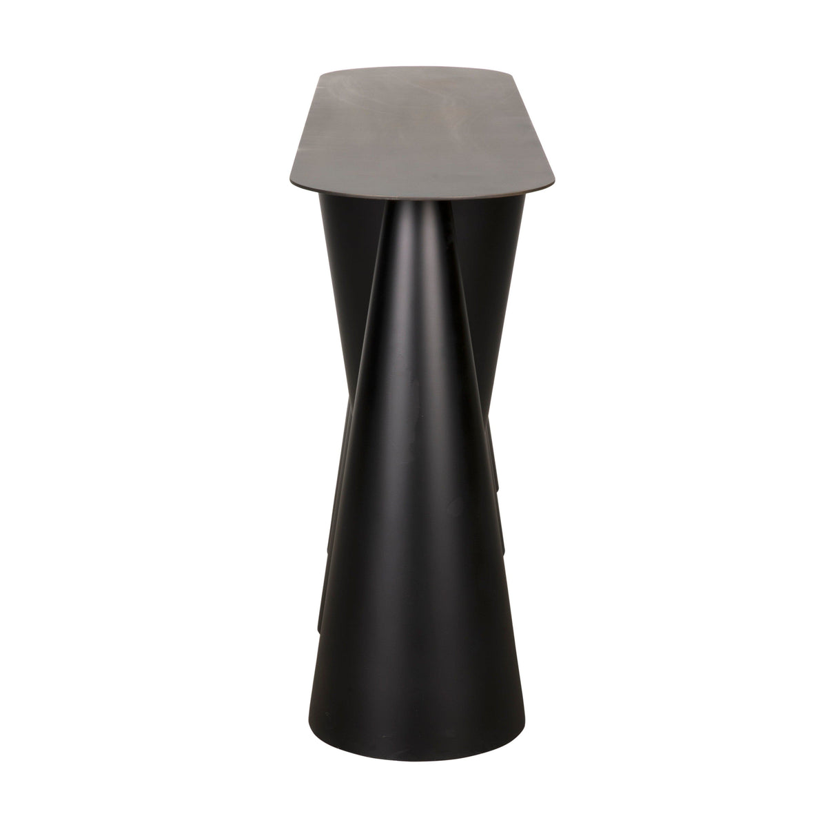 Salt and Pepper Console Black Steel