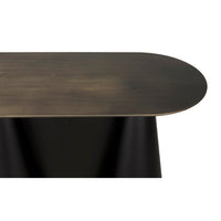 Salt and Pepper Console Black Steel