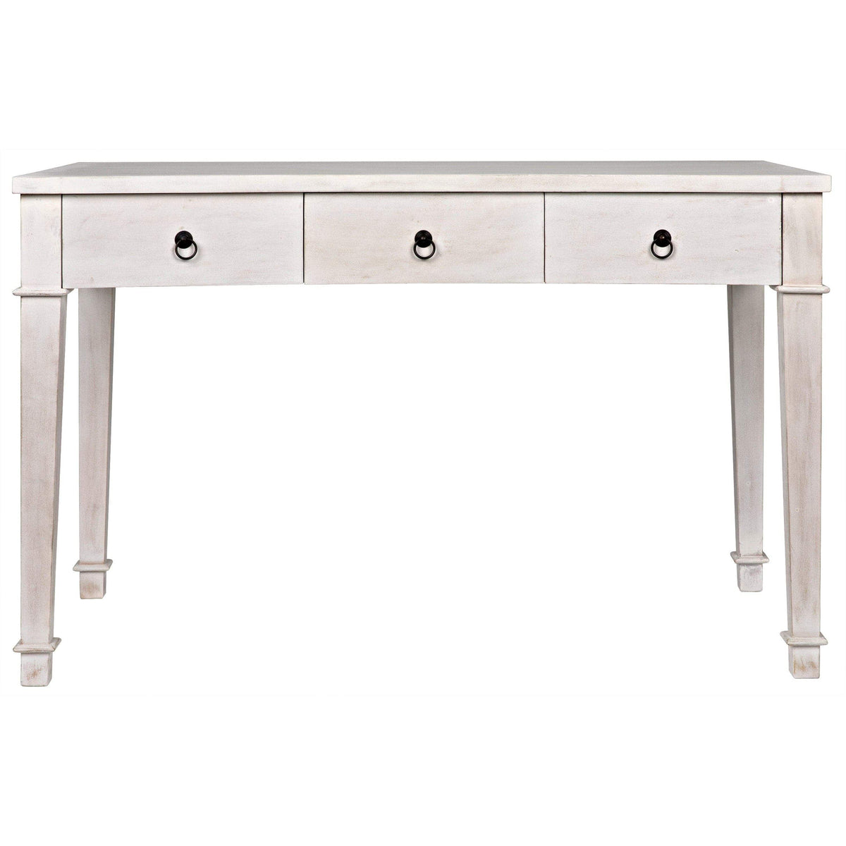 Curba Desk White Wash