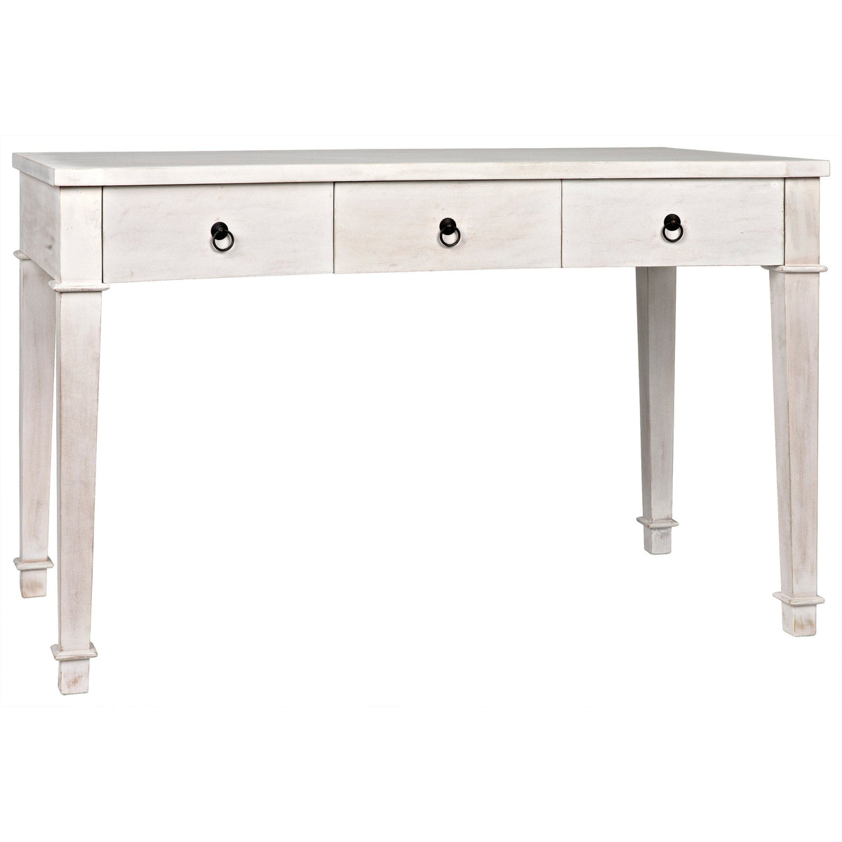 Curba Desk White Wash