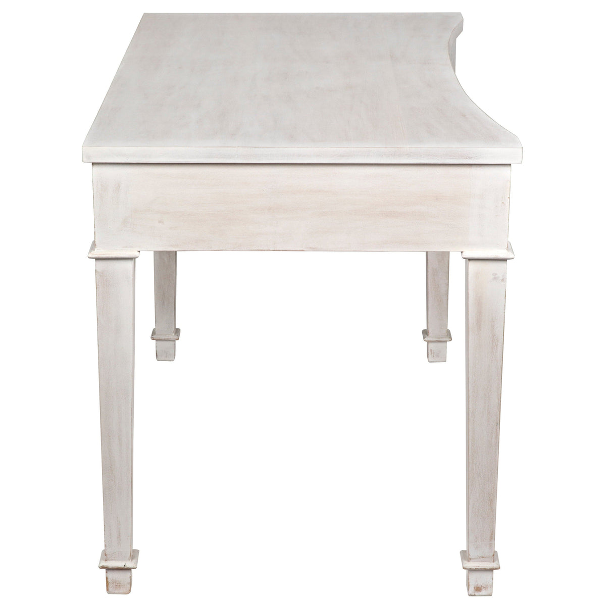 Curba Desk White Wash