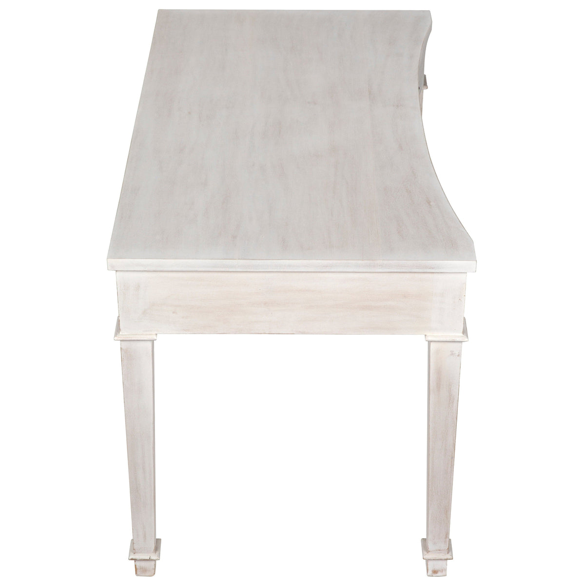 Curba Desk White Wash