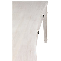 Curba Desk White Wash