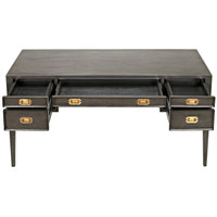 Africa Pale Black Mahogany Desk