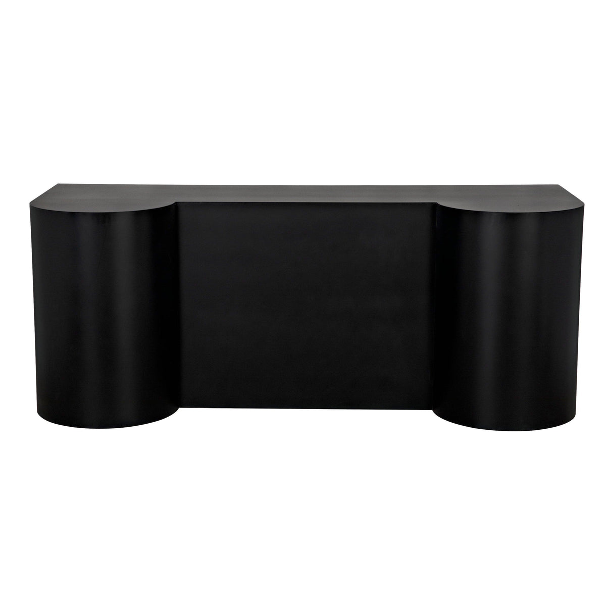 Concierge Desk Black Steel