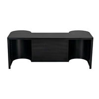 Concierge Desk Black Steel