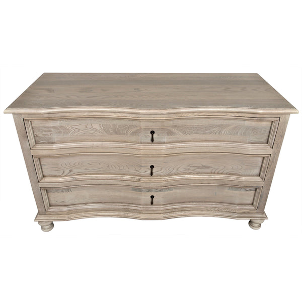 Curved Front 3 Drawer Chest