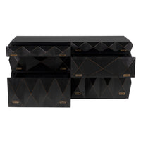 Allegra Dresser Hand Rubbed Black