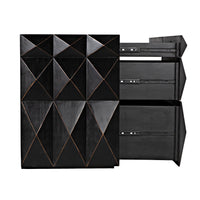 Allegra Dresser Hand Rubbed Black