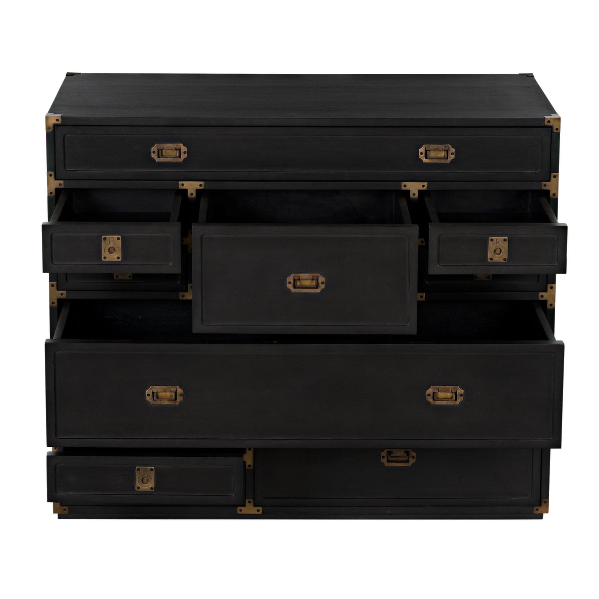 Charles Black & Brass Chest