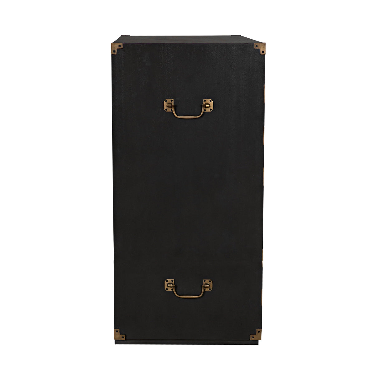 Charles Black & Brass Chest