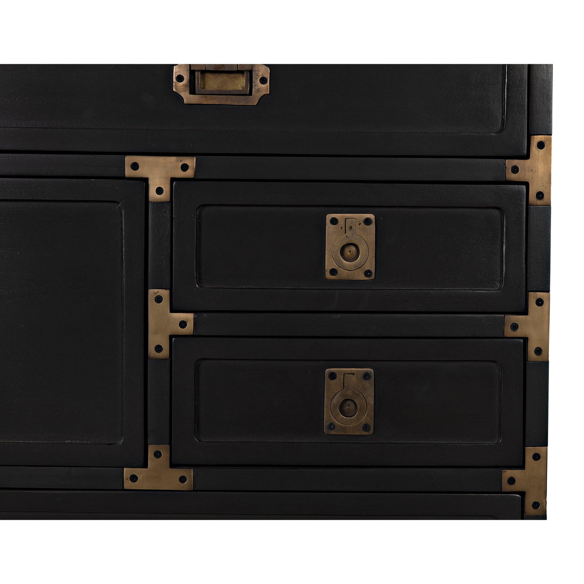 Charles Black & Brass Chest