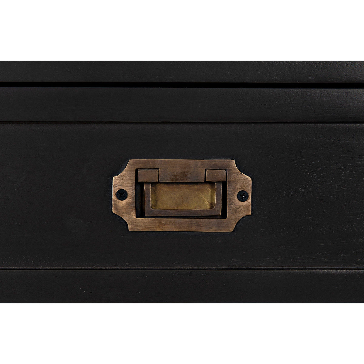 Charles Black & Brass Chest