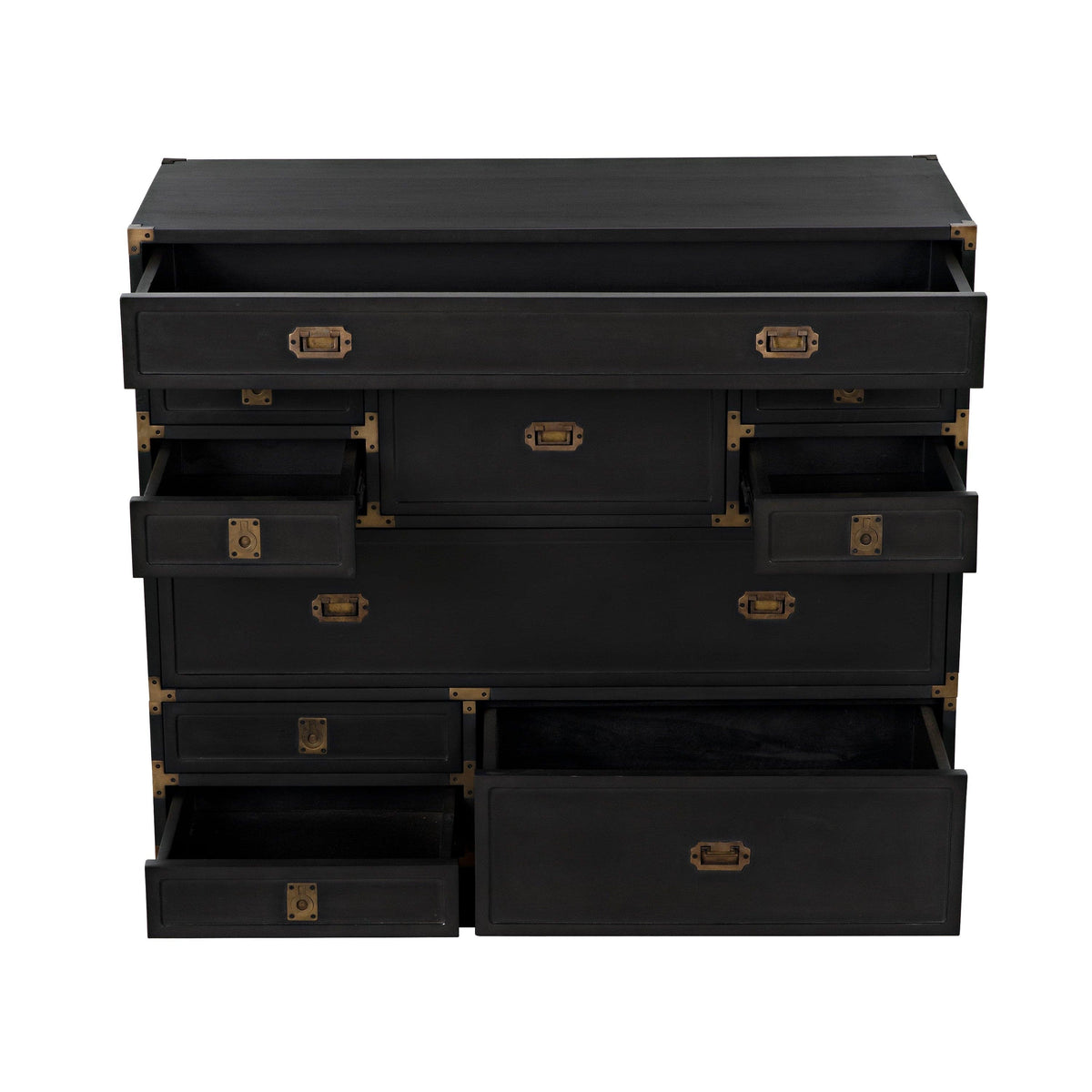 Charles Black & Brass Chest