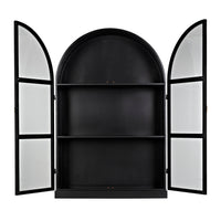 Yoke Black Steel Arched Hutch