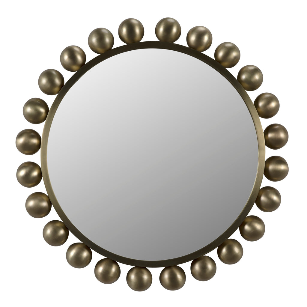 Cooper Mirror Metal with Brass Finish