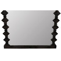 Aya Black Metal Oversized Floor Mirror