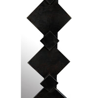 Aya Black Metal Oversized Floor Mirror