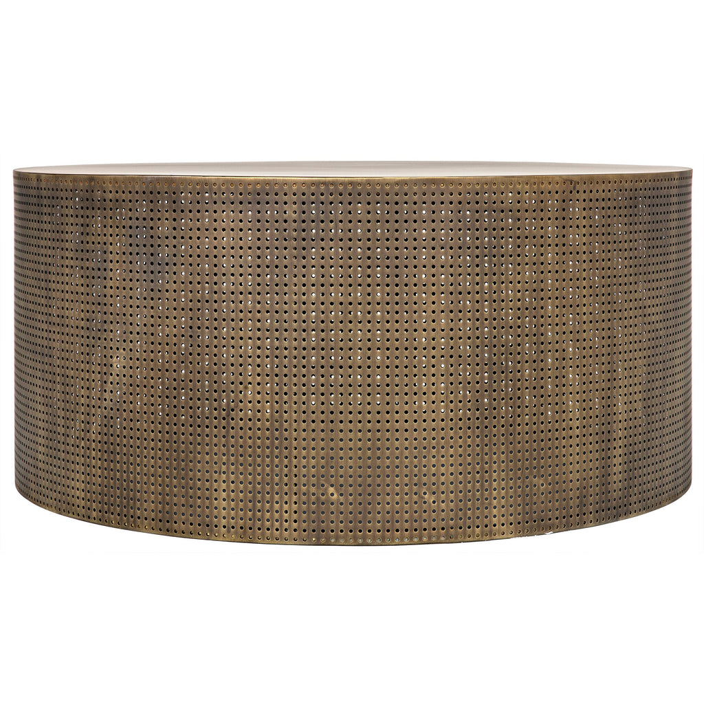 Dixon Coffee Table Steel with Aged Brass Finish