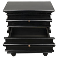 Ascona Side Table Hand Rubbed Black