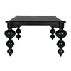 Claudio Rectangle Dining Table Hand Rubbed Black