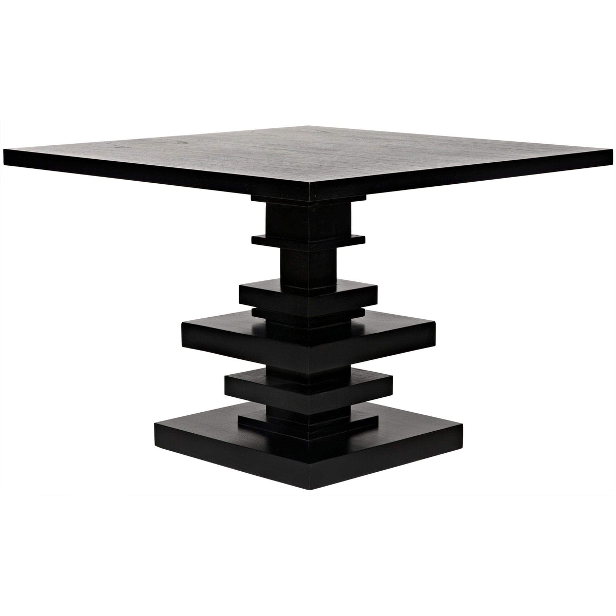 Corum Square Table Hand Rubbed Black