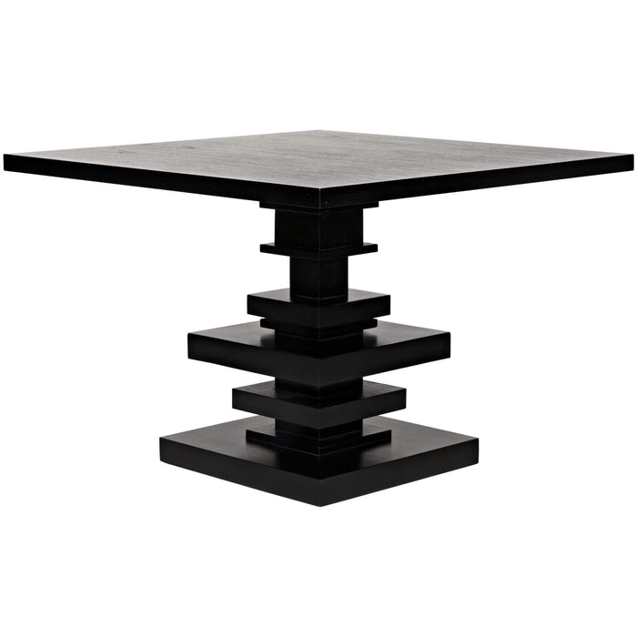 Corum Square Table Hand Rubbed Black