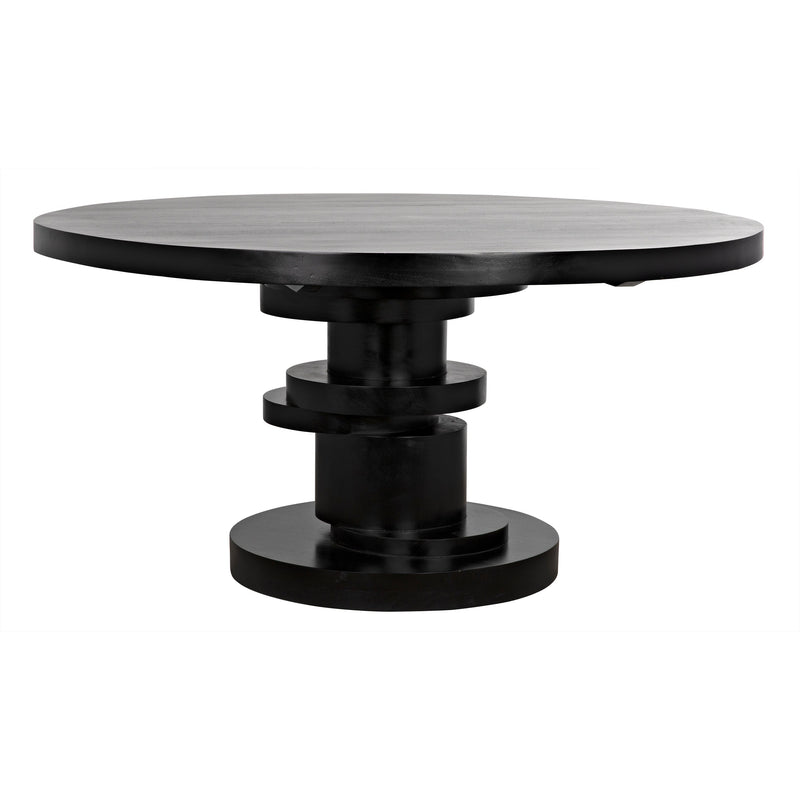 Hugo Dining Table Hand Rubbed Black