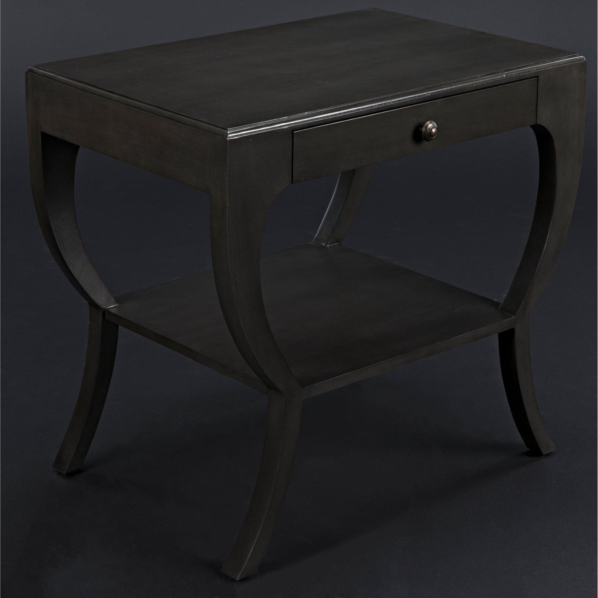 Maude Black Side Table