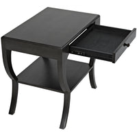 Maude Black Side Table