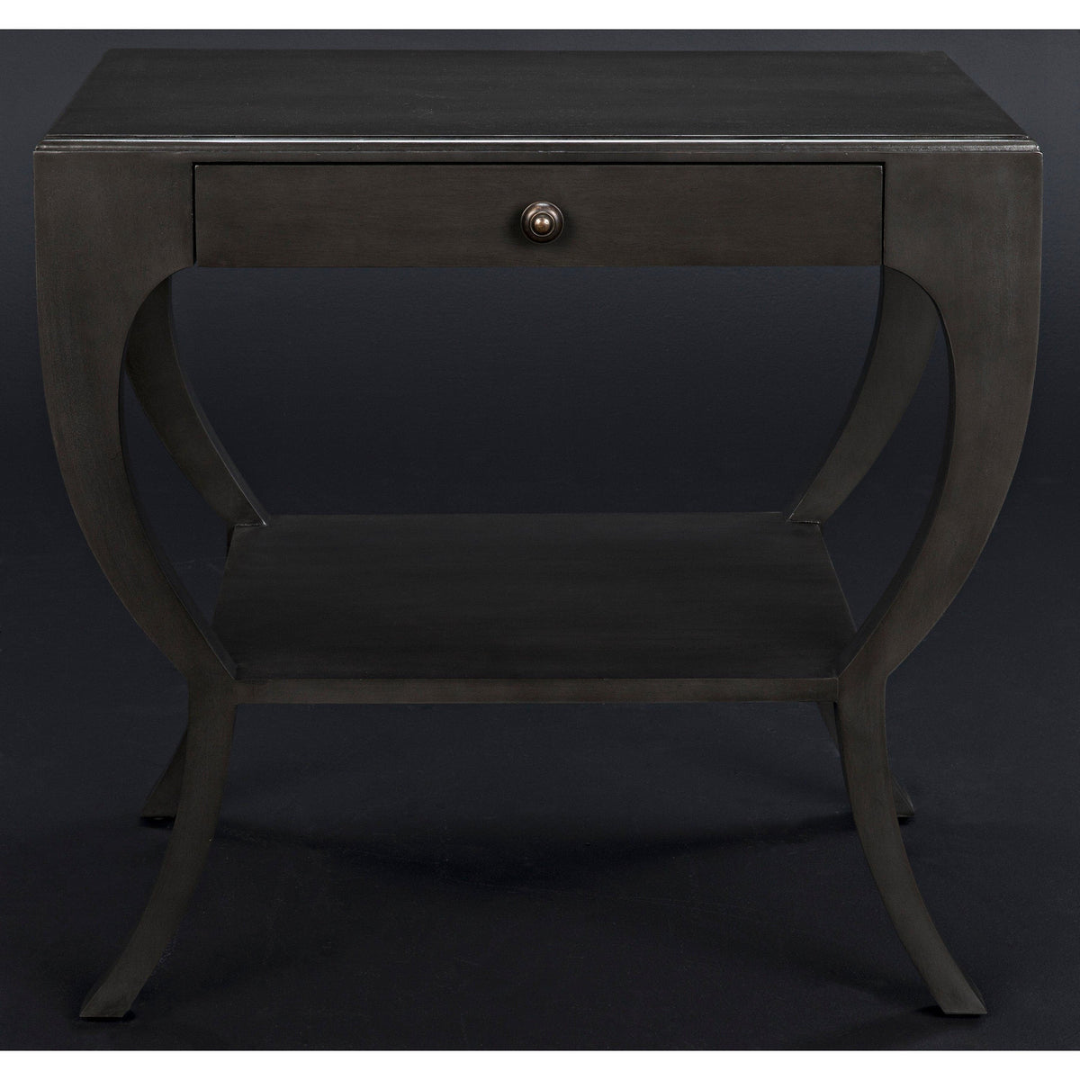 Maude Black Side Table