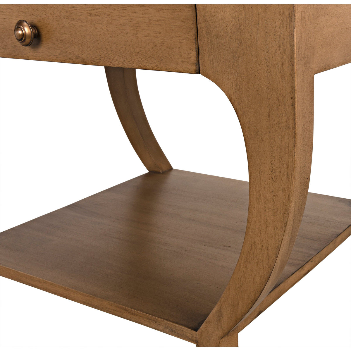 Maude Side Table Saddle Brown