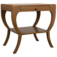 Maude Side Table Saddle Brown