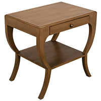 Maude Side Table Saddle Brown