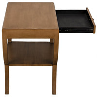 Maude Side Table Saddle Brown