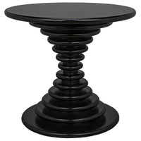 Scheiben Side Table Hand Rubbed Black