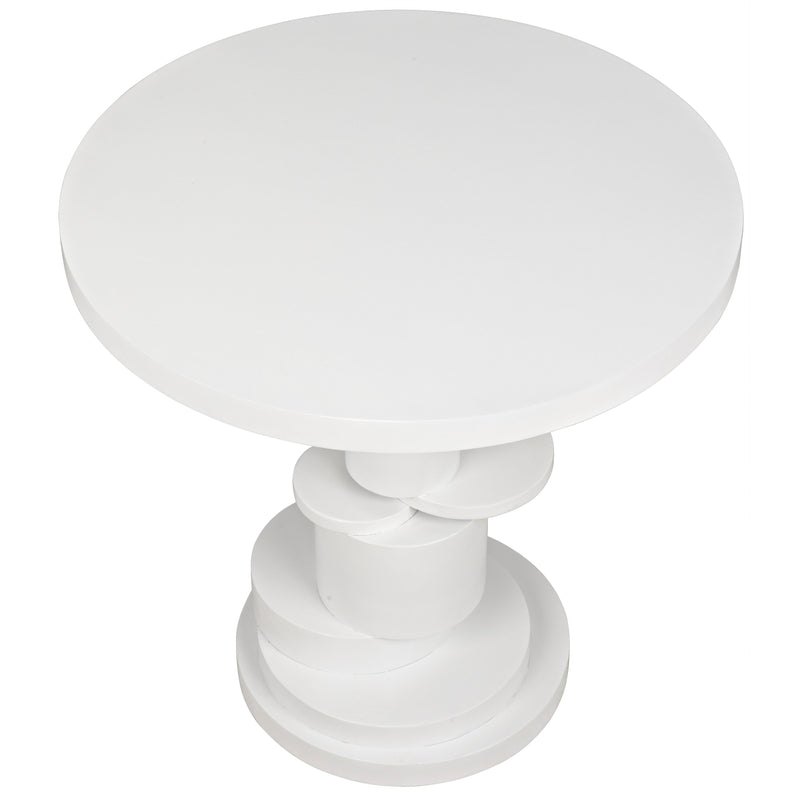 Hugo Side Table Solid White