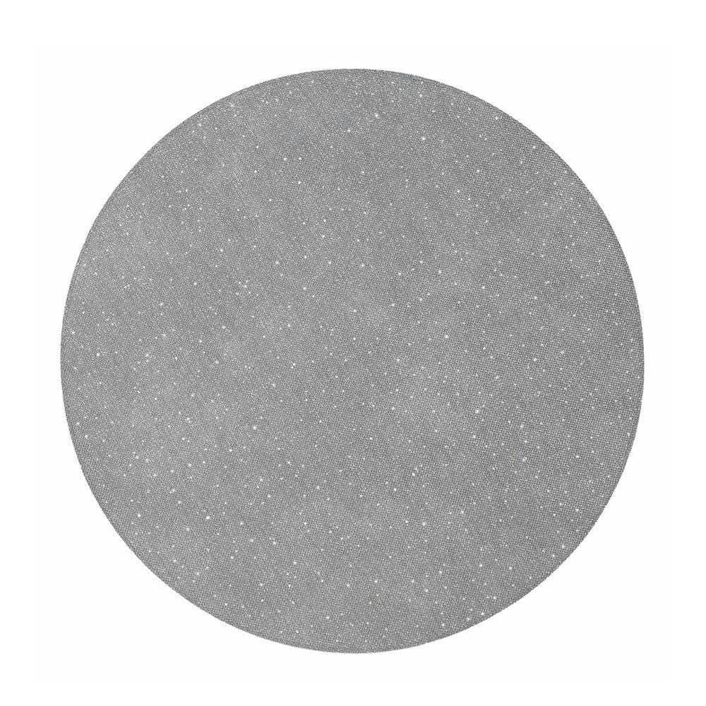 Gem Luminous Round Placemats, Set 4 - Placemat Texture Detail | Bone & Brass