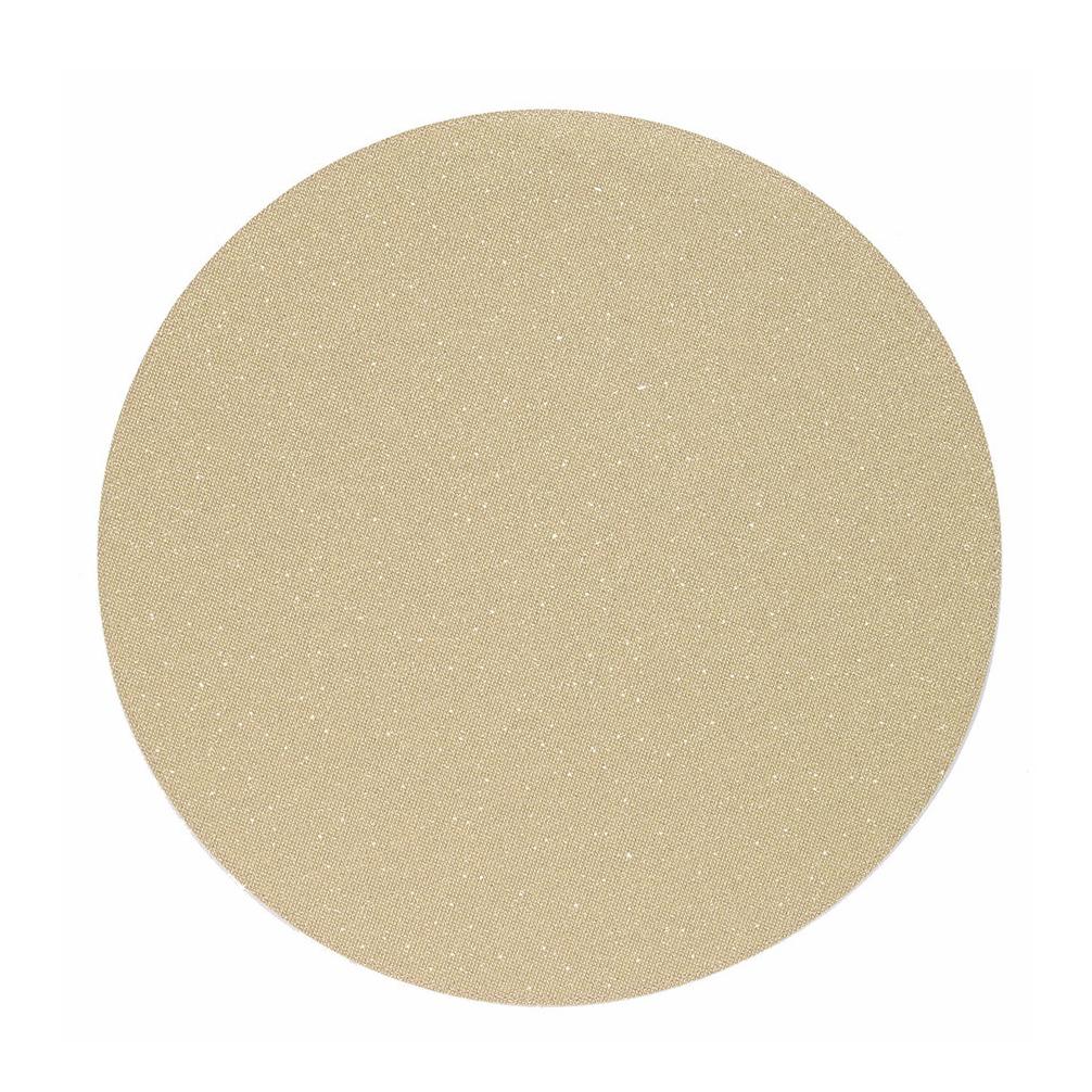 Gem Luminous Round Placemats, Set 4 - Placemat Side View | Bone & Brass