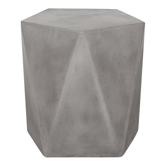 Gem Outdoor Stool | Bone & Brass