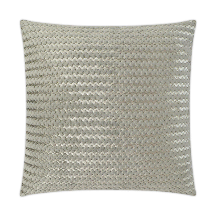 Gene Pewter Fur Throw Pillow | Bone & Brass