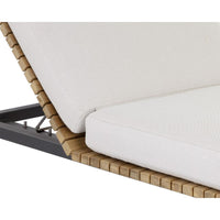 Geneve Palazzo Cream Outdoor Lounger - Outdoor Daybed Cushion | Bone & Brass