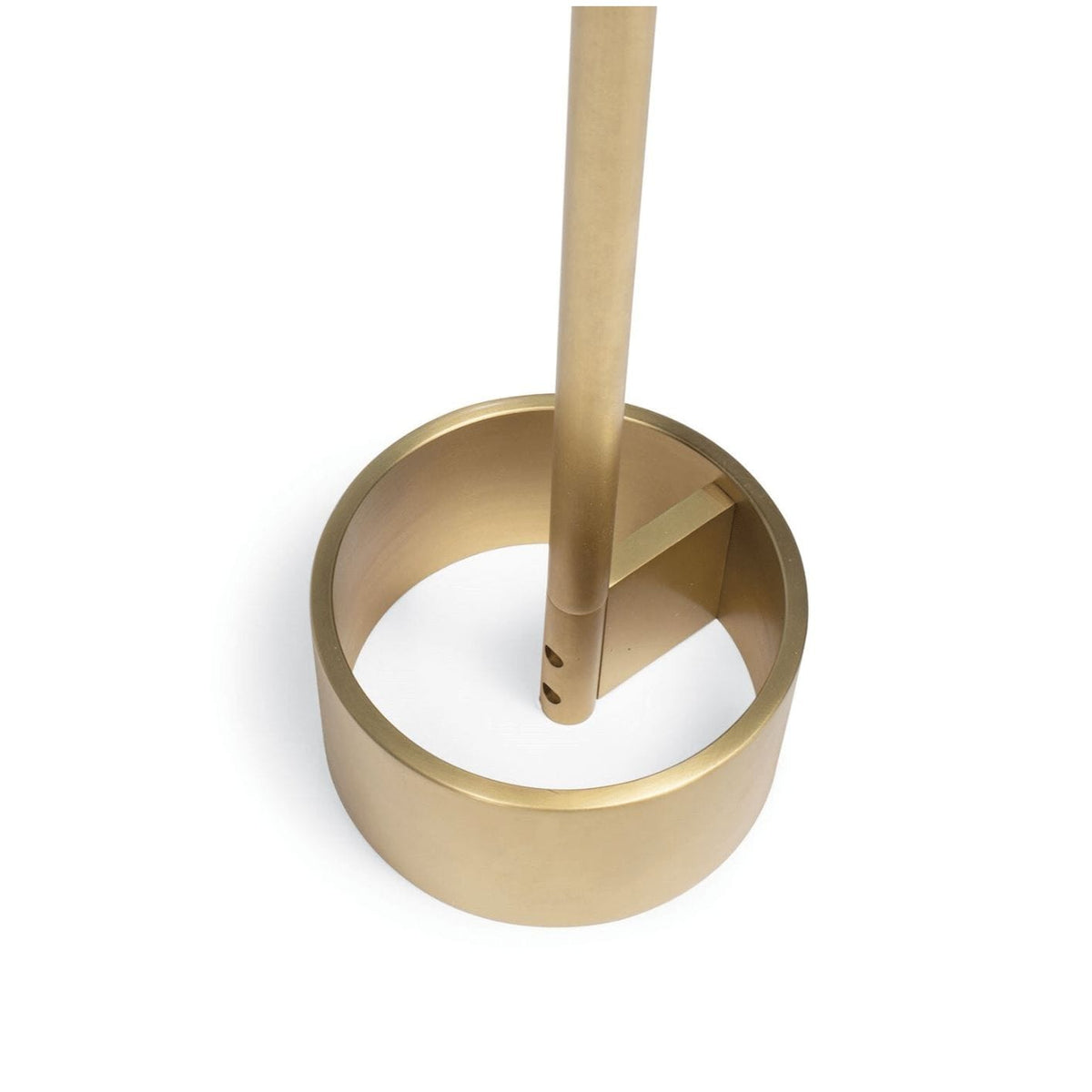 Geo Rectangle Floor Lamp Natural Brass - Floor Lamp Detail | Bone & Brass