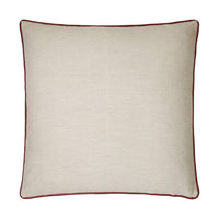 Ghent Red Trim Throw Pillow | Bone & Brass