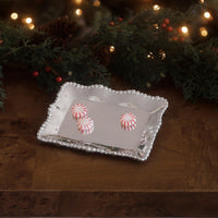 Giftables Organic Pearl Rectangular Tray - Tray Side View | Bone & Brass