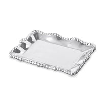 Giftables Organic Pearl Rectangular Tray | Bone & Brass