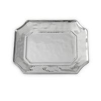 Giftables Soho Silver Lucca Rectangular Decorative Tray | Bone & Brass