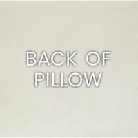 Glam Silver Throw Pillow - Pillow Fabric Detail | Bone & Brass
